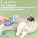 KIT 4 Pçs para Pets: Escova Removedora Tira Pelos de Cães E Gatos +Pente de Pulgas+Cortador de Unhas+Lixa de Unha PET-01