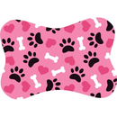 Tapete para Comedouro Pet Antiderrapante - Ossinho - 29cm x 43cm