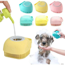 Lava Pelo Pet Escova Banho Cachorro Gato Dispenser Shampoo