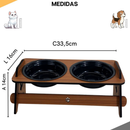 Comedouro Bebedouro Pet Suspenso Para Cães e Gatos Elevado Com TAMPAS