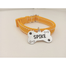 Coleira Personalizada com Plaquinha de Identificação para Cachorro