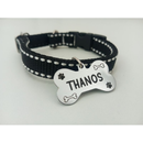 Coleira Personalizada com Plaquinha de Identificação para Cachorro