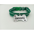 Coleira Personalizada com Plaquinha de Identificação para Cachorro