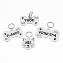 Placa De Identificação Pet Gravada C/ Coleira Personalizada