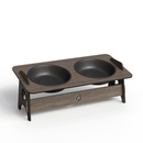 Comedouro Suspenso Pet Cachorro e Gato Duplo Mdf