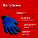 Kit Pet Luva Tira Pelos Nano + Escova lava Pet Silicone Dispenser + Pente Escova Removedora