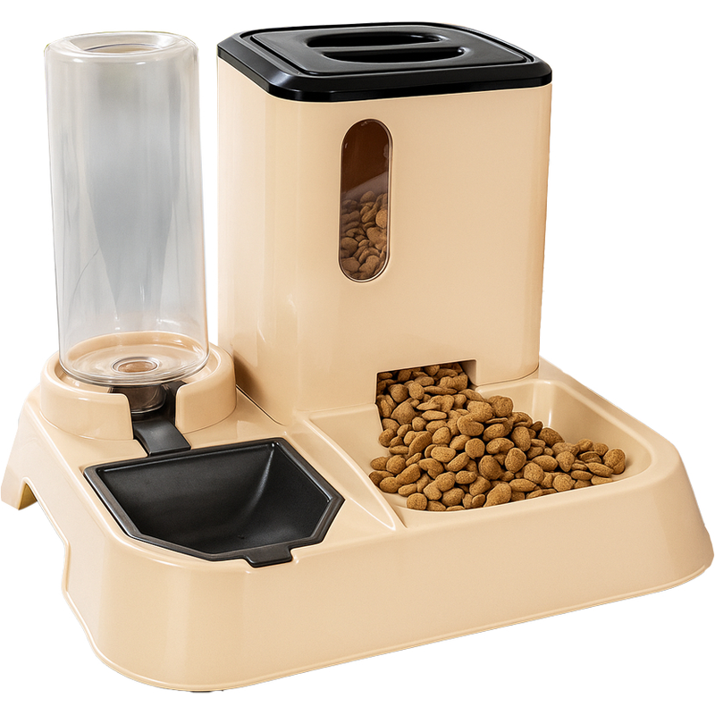 Comedouro Bebedouro Automático Premium Com Pá Porta Petiscos