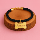 Coleira Ajustável com Plaquinha de Identificação