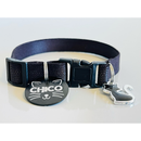 Coleira Anti-Enforcamento com Plaquinha de Identificação Personalizada para Gatos