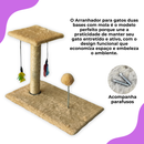 Arranhador Para Gatos Poste Brinquedo Bolinha Interativo