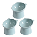 Comedouro e Bebedouro Elevado Anti-Engasgo para Cães e Gatos