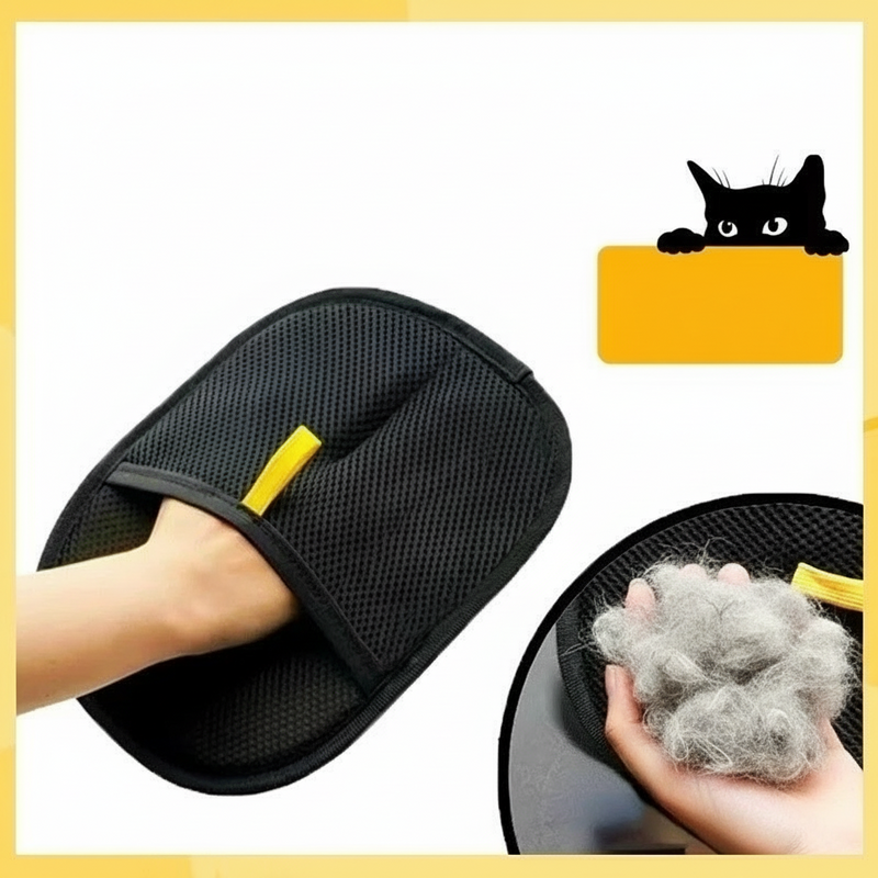 Removedor de pelos de pet; luvas para remoção de pelos com eletricidade estática; escova dupla face; escova para